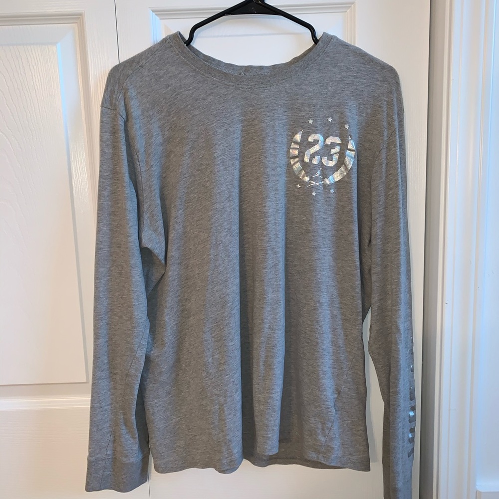 Jordan long sleeve top w/ holographic logos